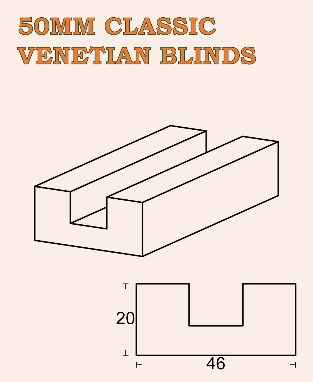 50MM CLASSIC VENETIAN BLINDS